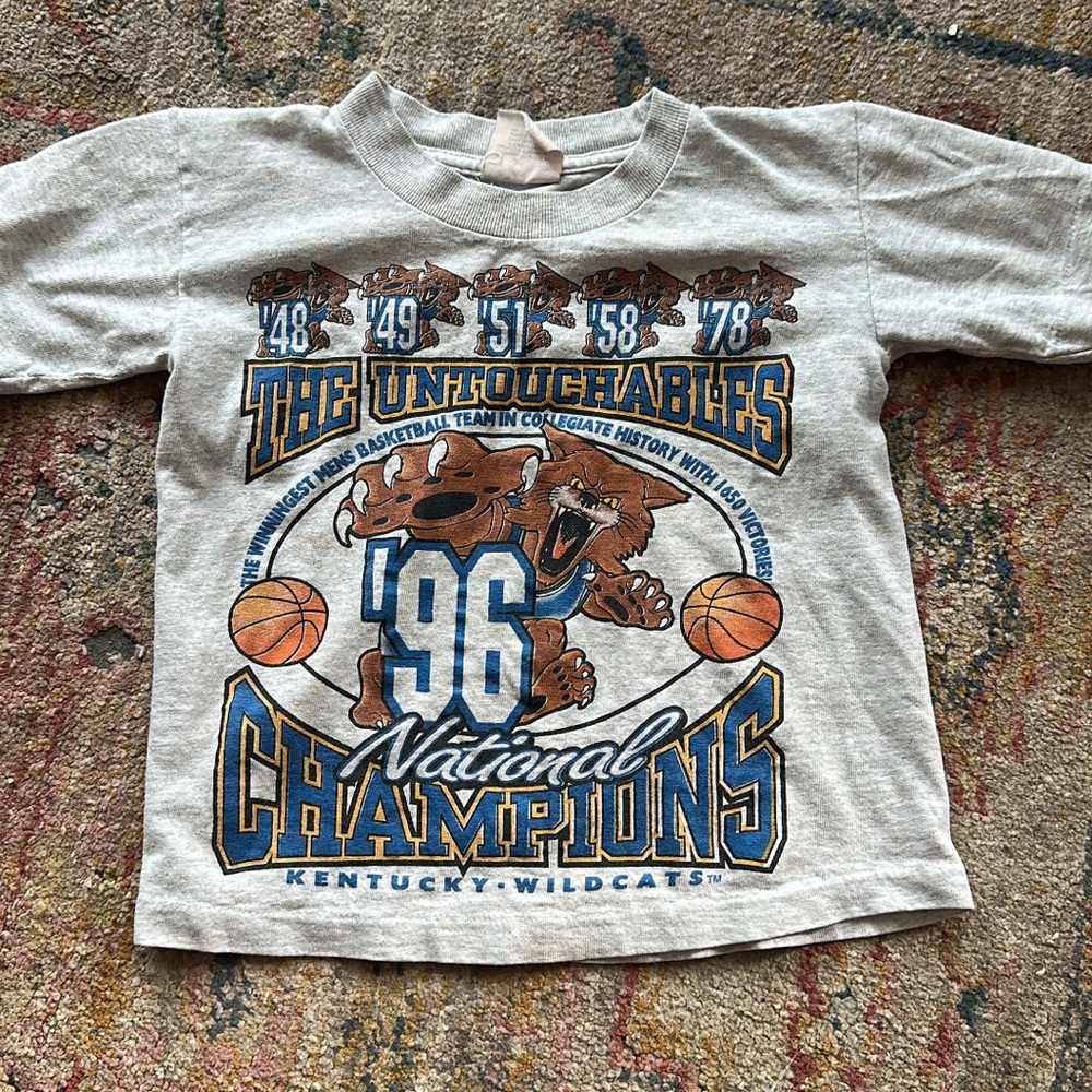 Gray Kentucky Wildcats Kids T-Shirt